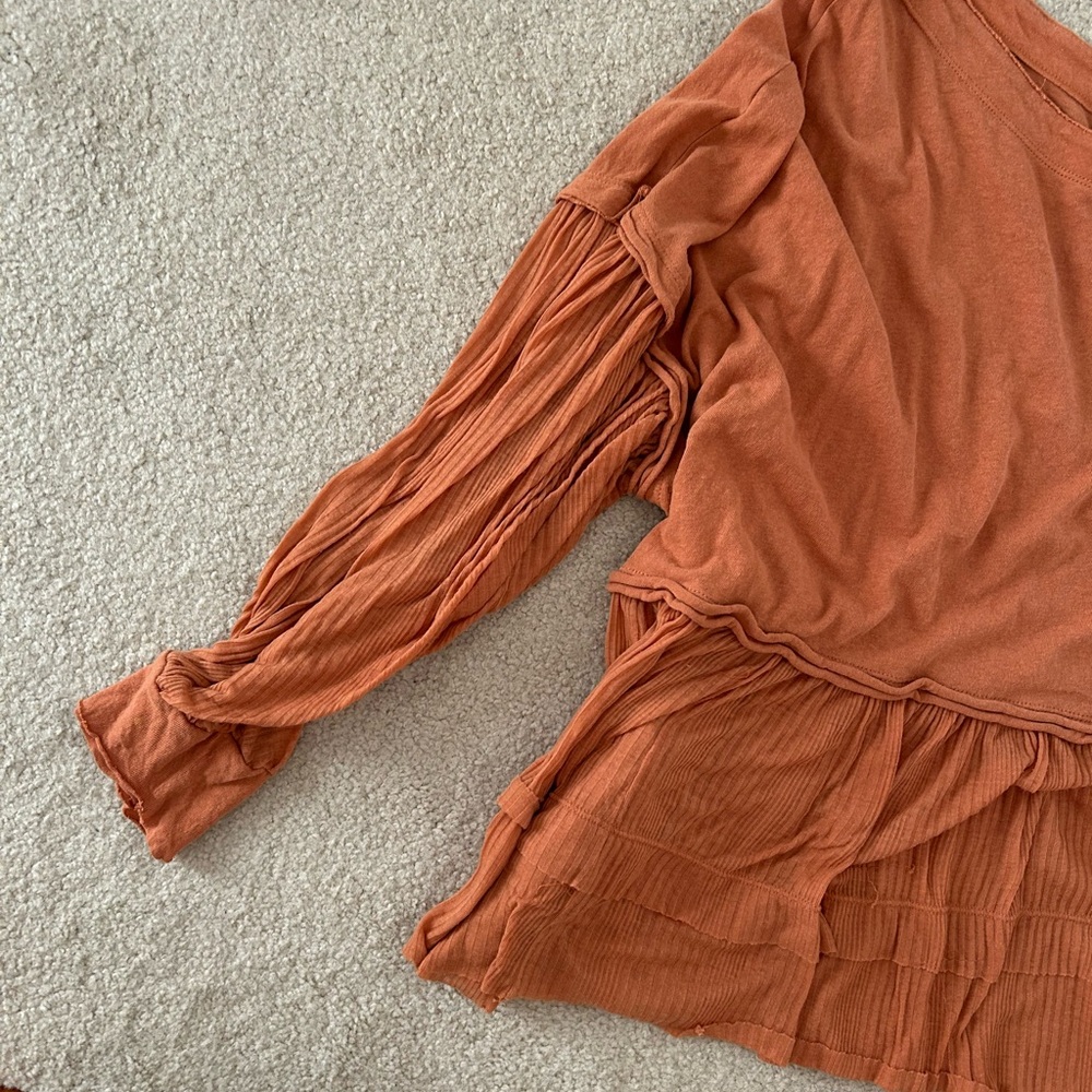 We The Free Rust Orange Tee - Picture 3 of 3
